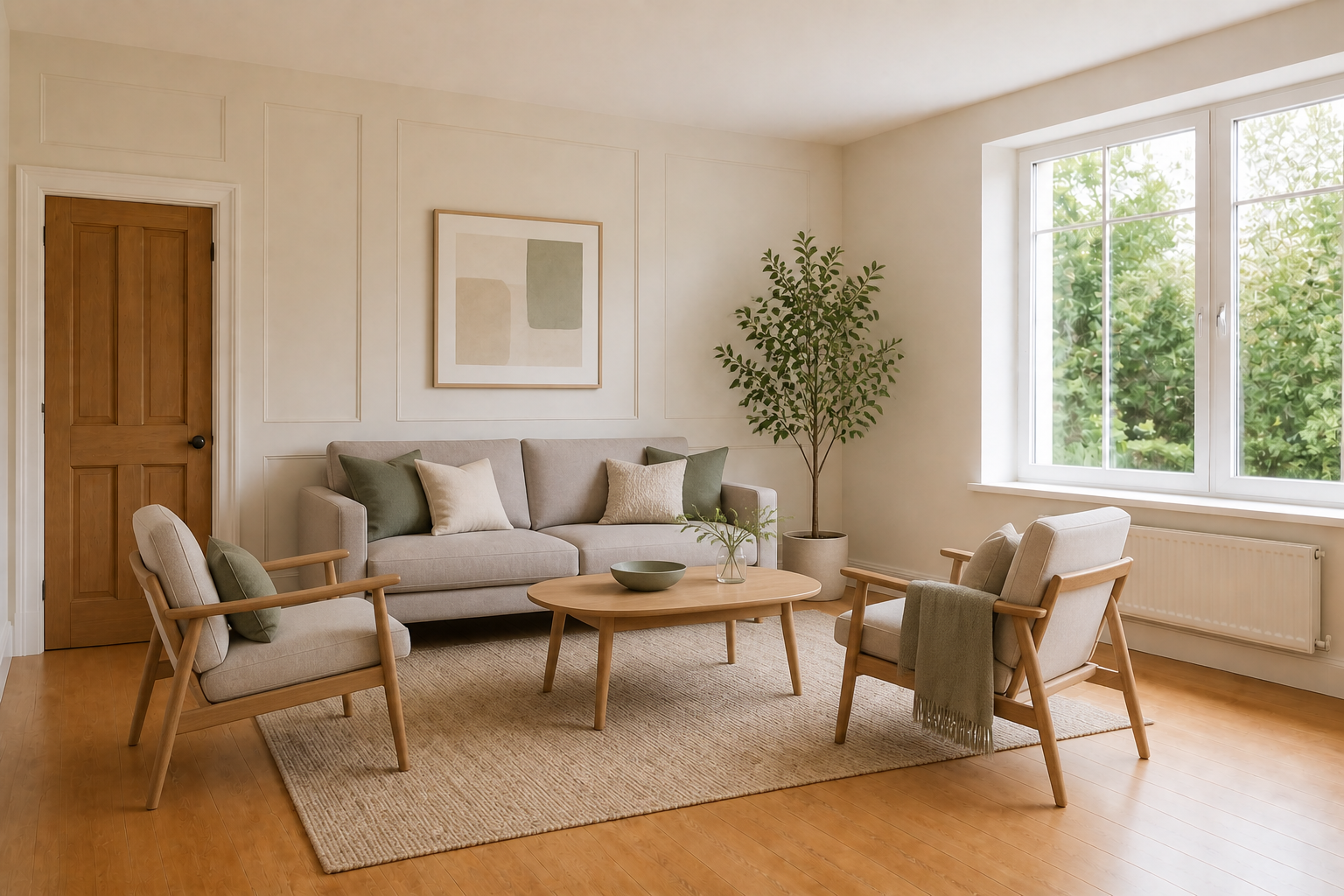 Original room before the Swap colors & materials redesign